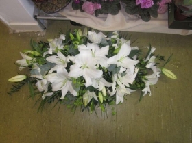 54 All White Lilies
