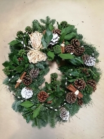 Woodland festive wreath