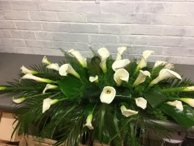 69 calla lily spray