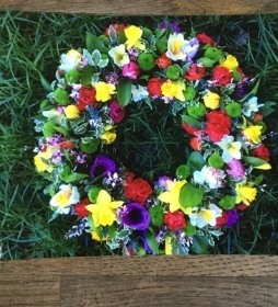 98 extra large wreath mixed