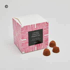 Cocoa dusted truffles with salted caramel flavour 200g