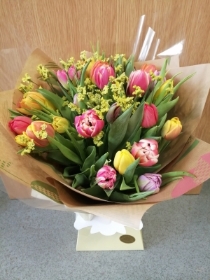 Mixed tulip Handtied